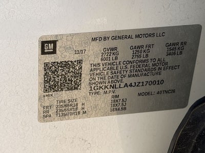 2018 GMC Acadia SLE-2