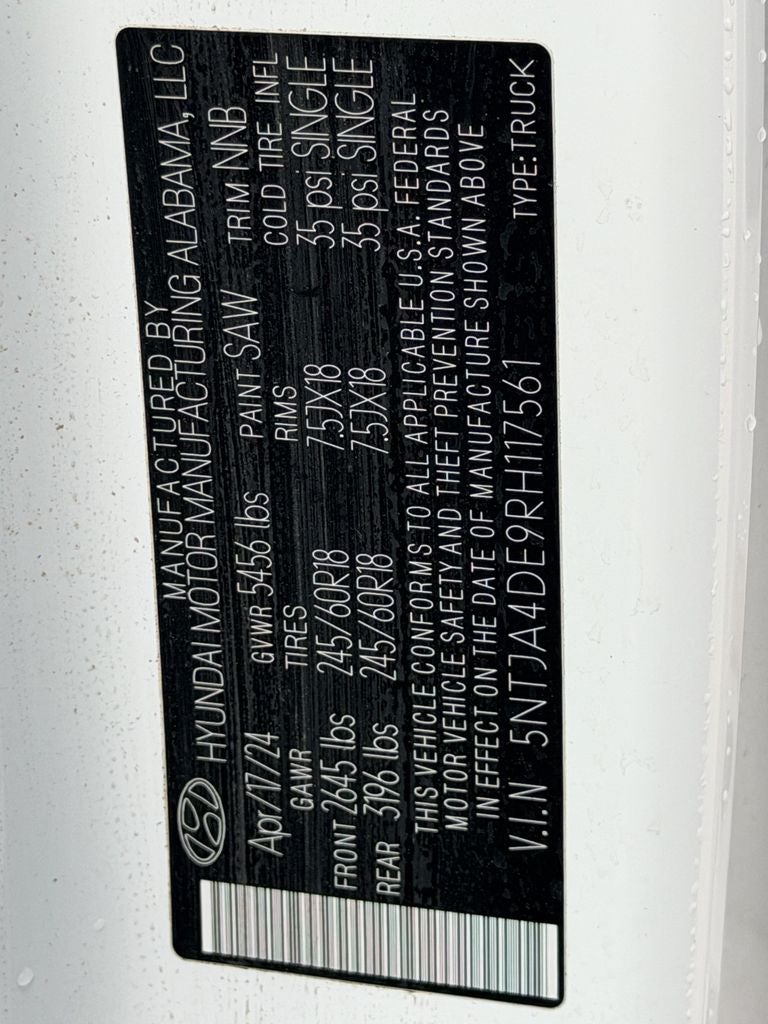 2024 Hyundai SANTA CRUZ SE