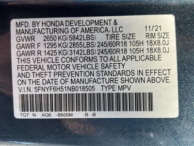 2022 Honda Pilot AWD EX-L