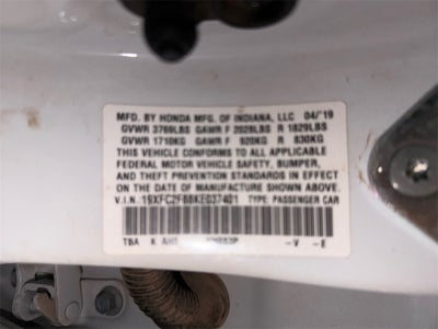 2019 Honda Civic Sport