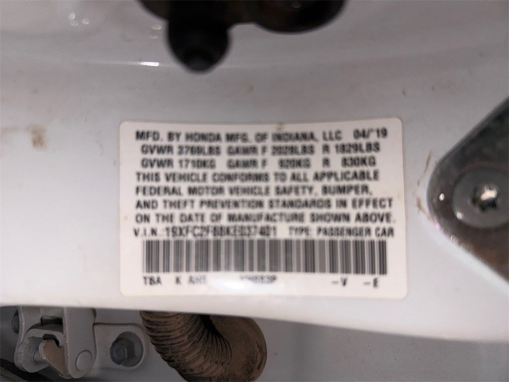 2019 Honda Civic Sport