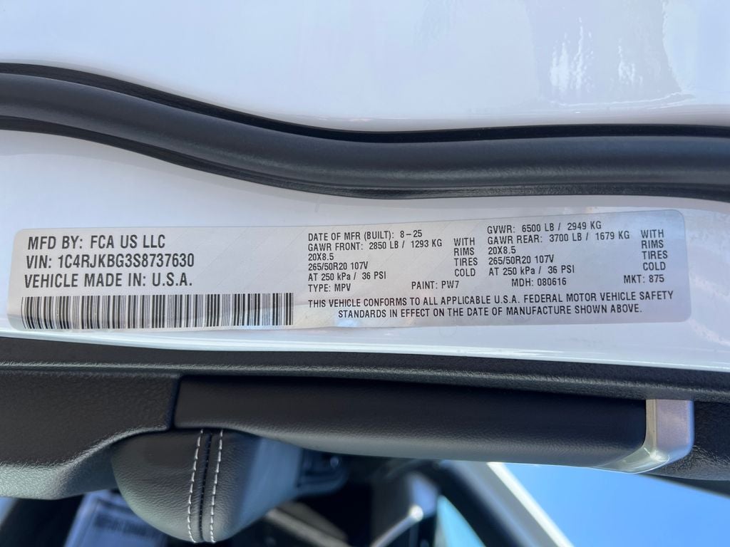 2025 Jeep Grand Cherokee L Limited