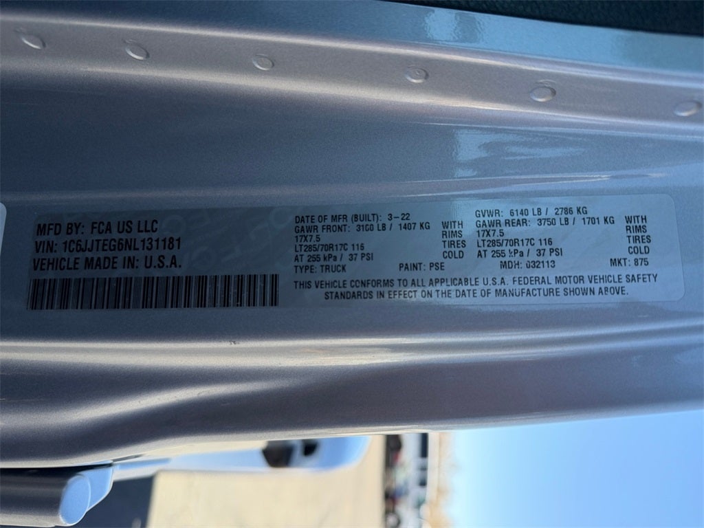 2022 Jeep Gladiator Mojave