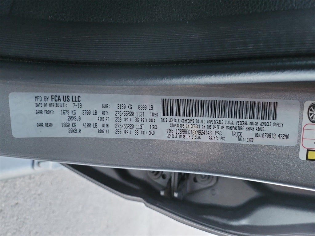 2019 RAM 1500 Laramie