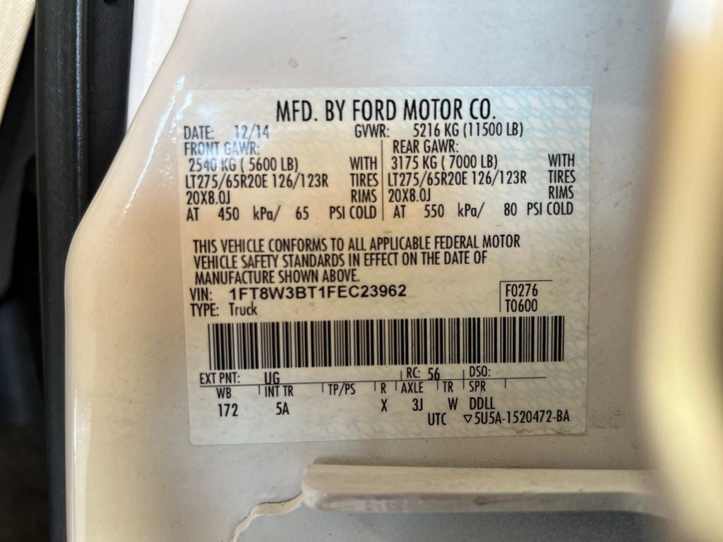 2015 Ford F-350SD Lariat