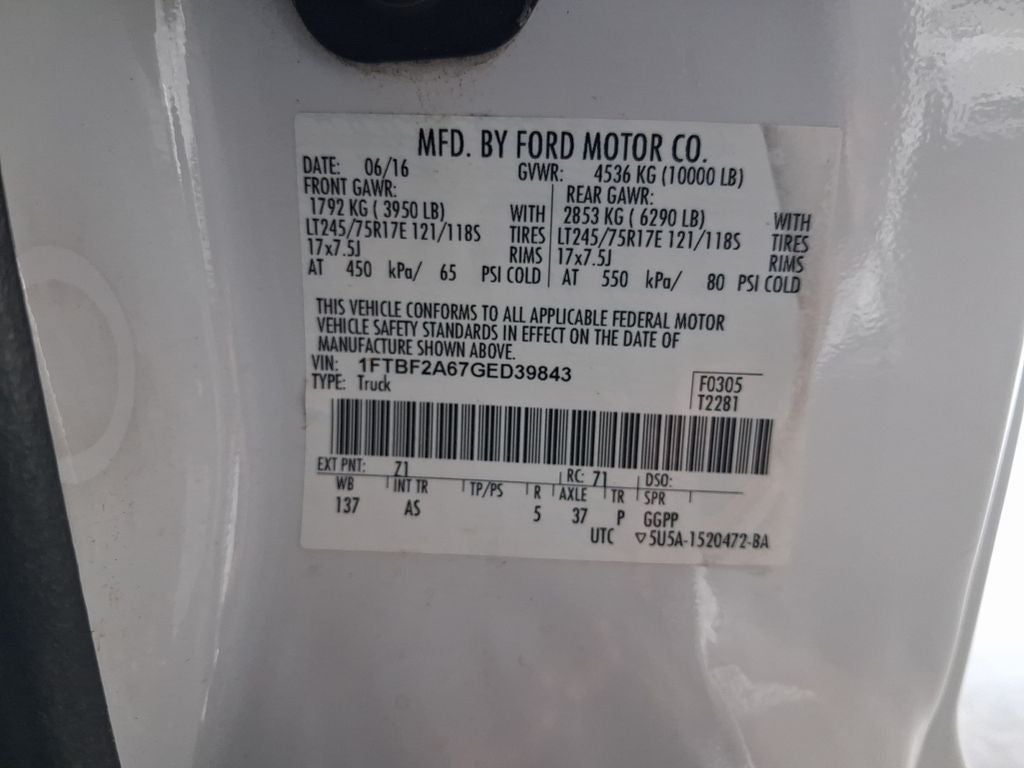 2016 Ford F-250SD XL