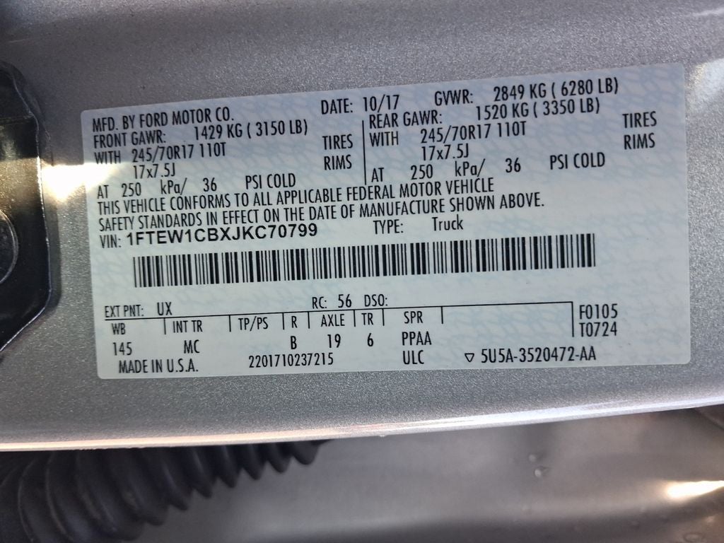 2018 Ford F-150 XLT
