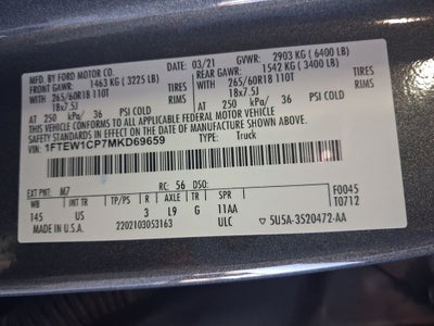 2021 Ford F-150 XLT