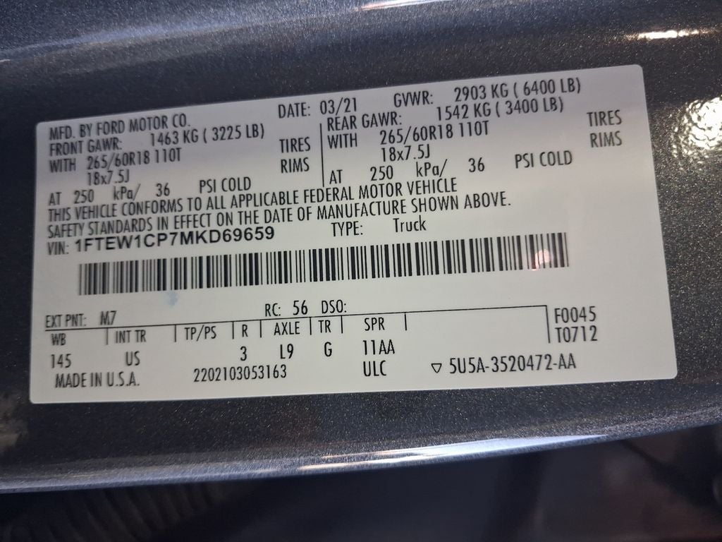 2021 Ford F-150 XLT