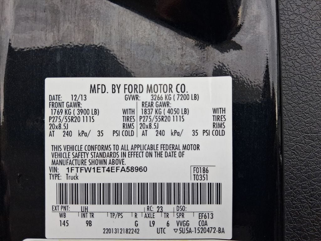 2014 Ford F-150 Platinum