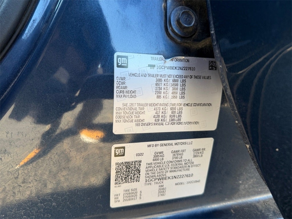 2022 Chevrolet Silverado 1500 LTD Custom