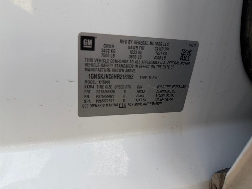 2017 Chevrolet Suburban Premier