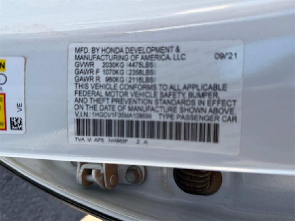 2021 Honda Accord Sport