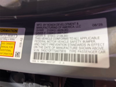 2025 Honda Accord Hybrid Sport-L