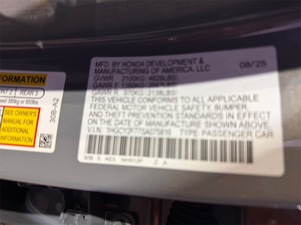 2025 Honda Accord Hybrid Sport-L