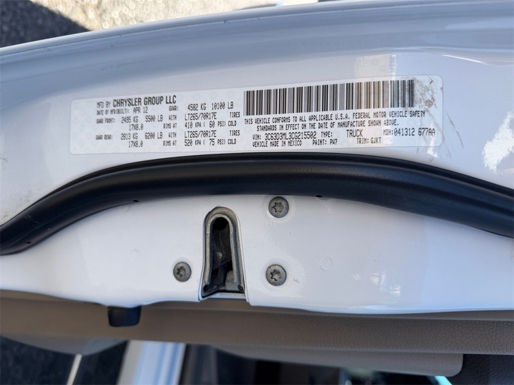 2012 RAM 3500 Laramie