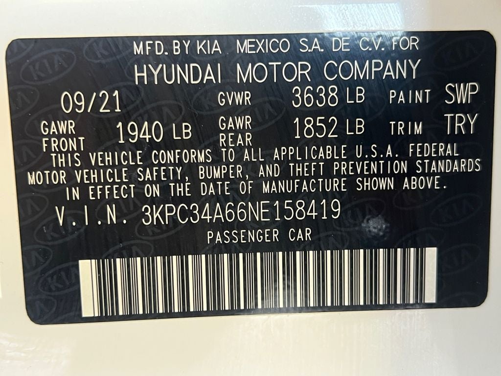 2022 Hyundai ACCENT Limited