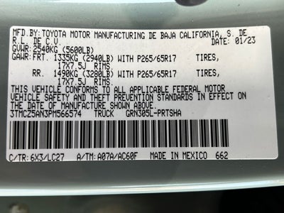 2023 Toyota Tacoma SR V6