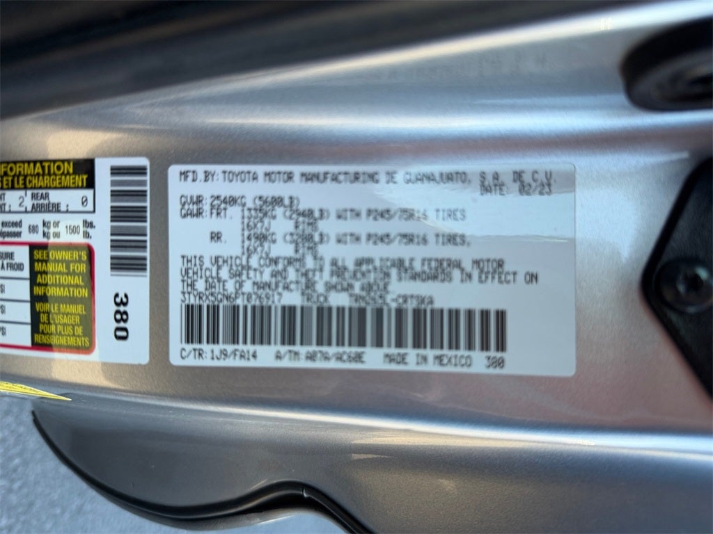 2023 Toyota Tacoma SR