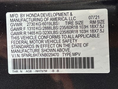 2022 Honda Odyssey EX-L