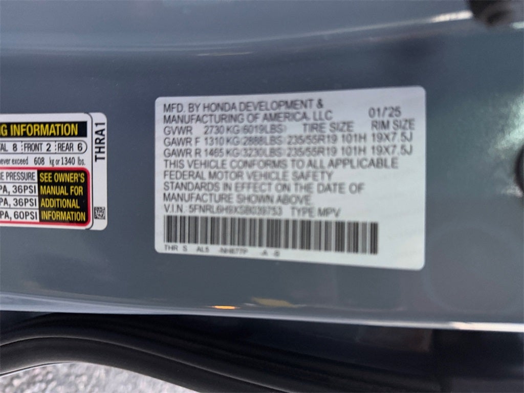 2025 Honda Odyssey Elite