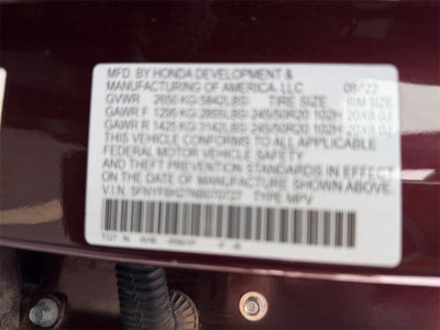 2022 Honda Pilot Special Edition