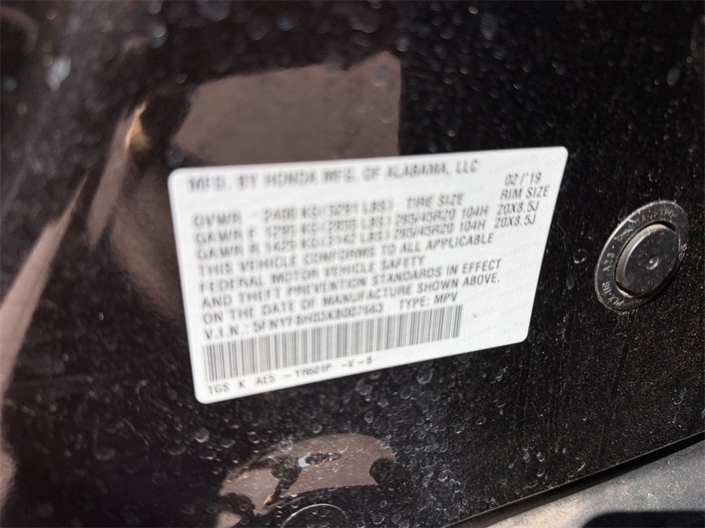 2019 Honda Passport Elite