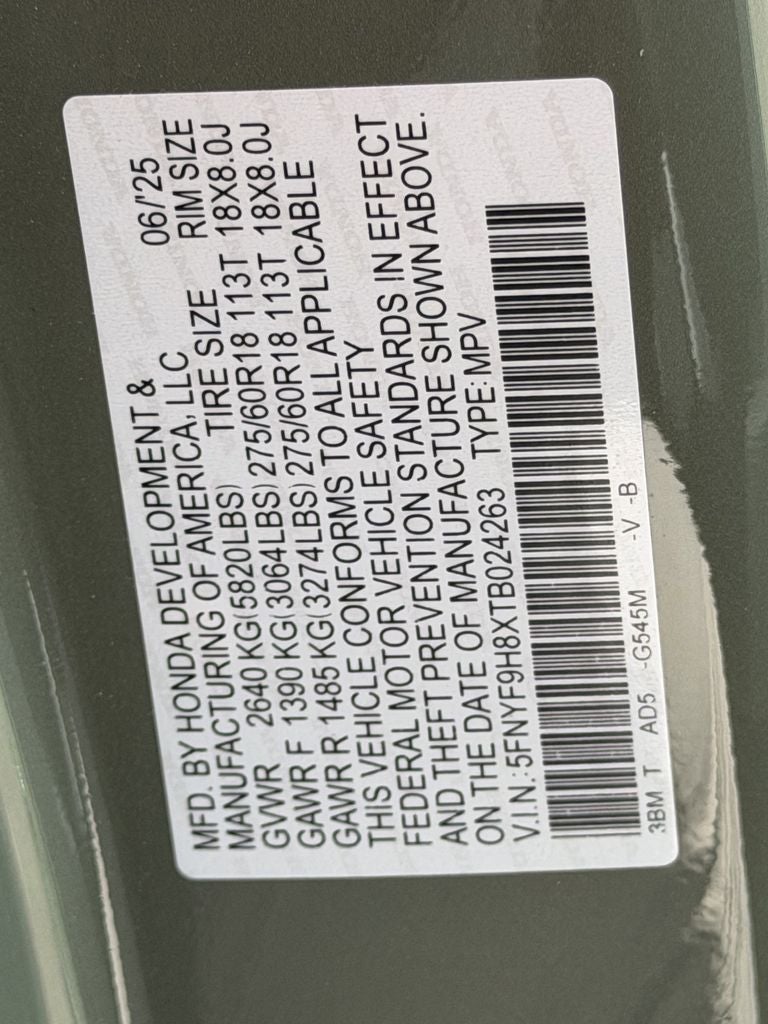 2026 Honda Passport Base