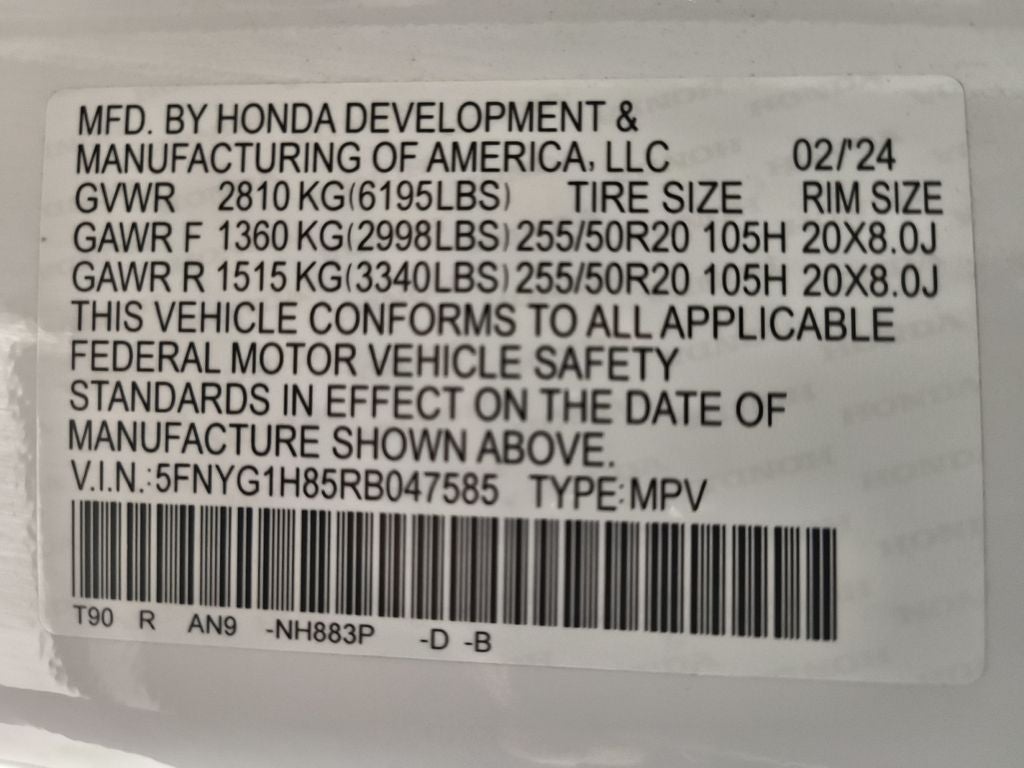 2024 Honda Pilot Elite
