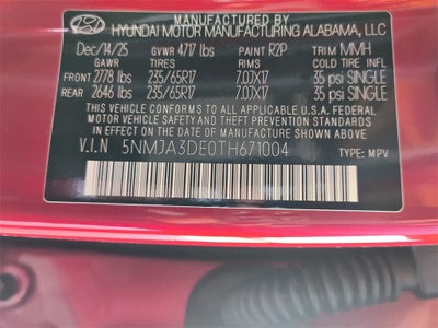 2026 Hyundai TUCSON SE FWD