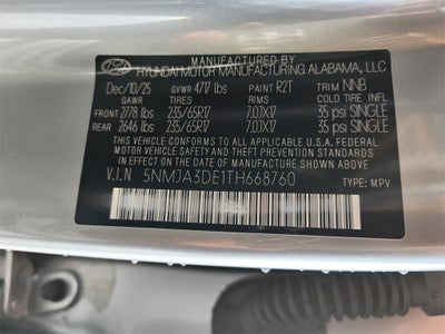 2026 Hyundai TUCSON SE FWD