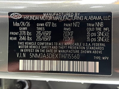 2026 Hyundai TUCSON SE FWD