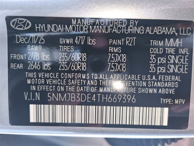 2026 Hyundai TUCSON SEL FWD