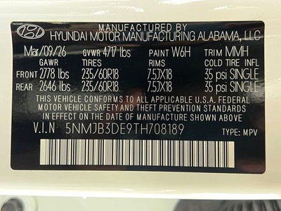 2026 Hyundai TUCSON SEL FWD