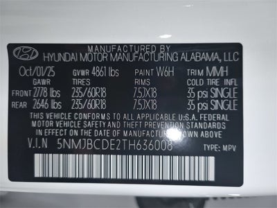 2026 Hyundai TUCSON SEL AWD