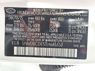 2026 Hyundai TUCSON SEL AWD