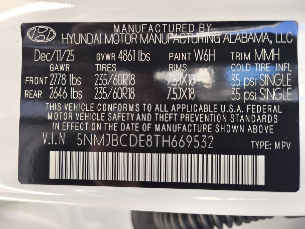 2026 Hyundai TUCSON SEL AWD