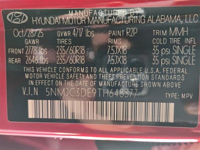 2026 Hyundai TUCSON SEL Premium FWD