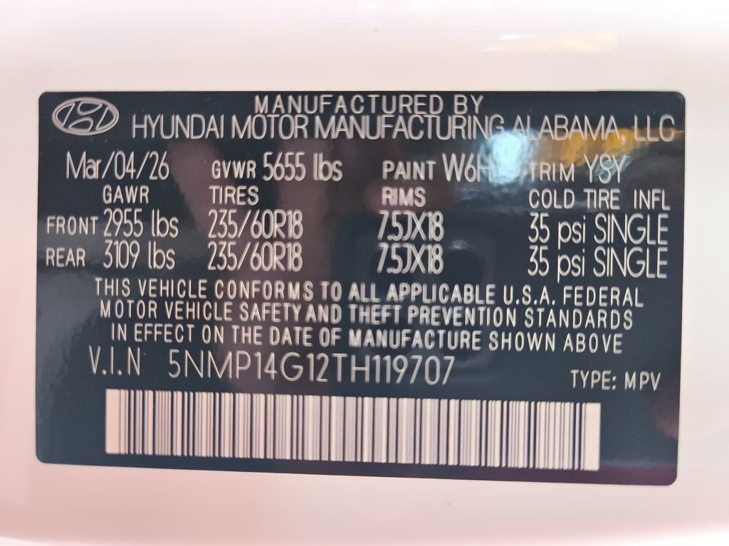 2026 Hyundai SANTA FE HYBRID SE