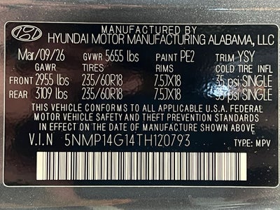 2026 Hyundai SANTA FE HYBRID SE