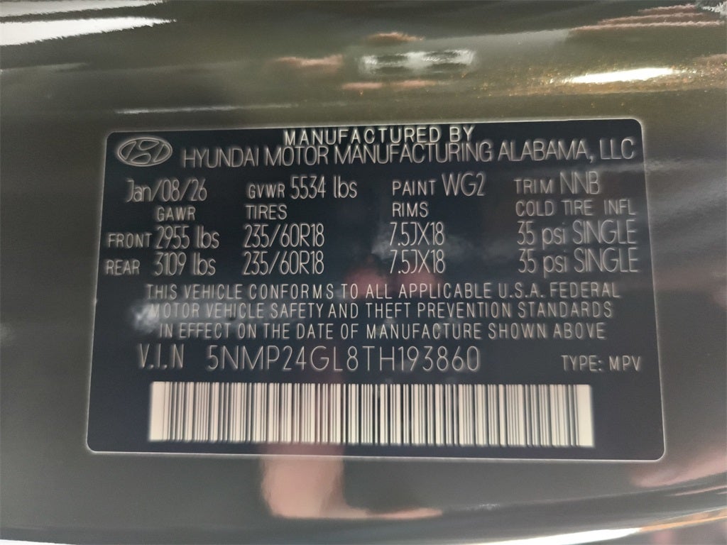 2026 Hyundai SANTA FE SEL FWD