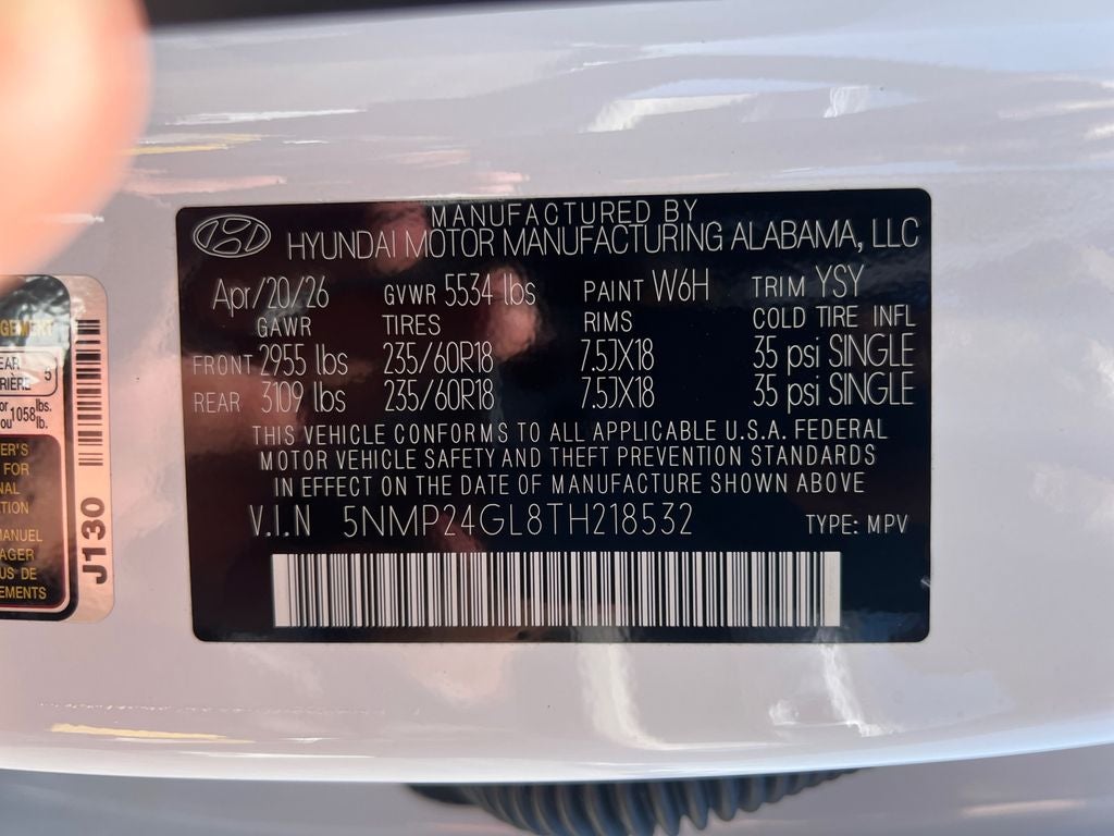 2026 Hyundai SANTA FE SEL FWD