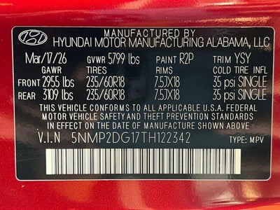 2026 Hyundai SANTA FE HYBRID SEL