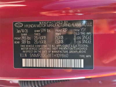 2026 Hyundai SANTA FE HYBRID SEL