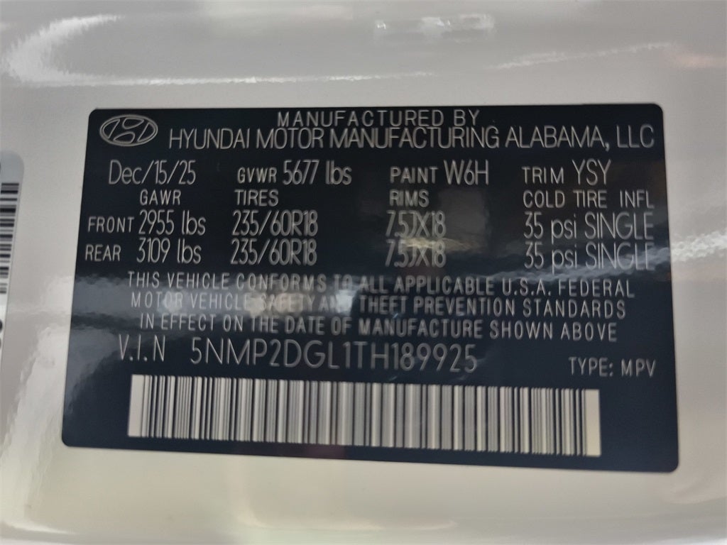 2026 Hyundai SANTA FE SEL AWD