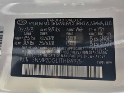 2026 Hyundai SANTA FE SEL AWD