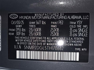 2026 Hyundai SANTA FE SEL AWD