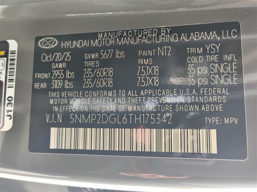 2026 Hyundai SANTA FE SEL AWD