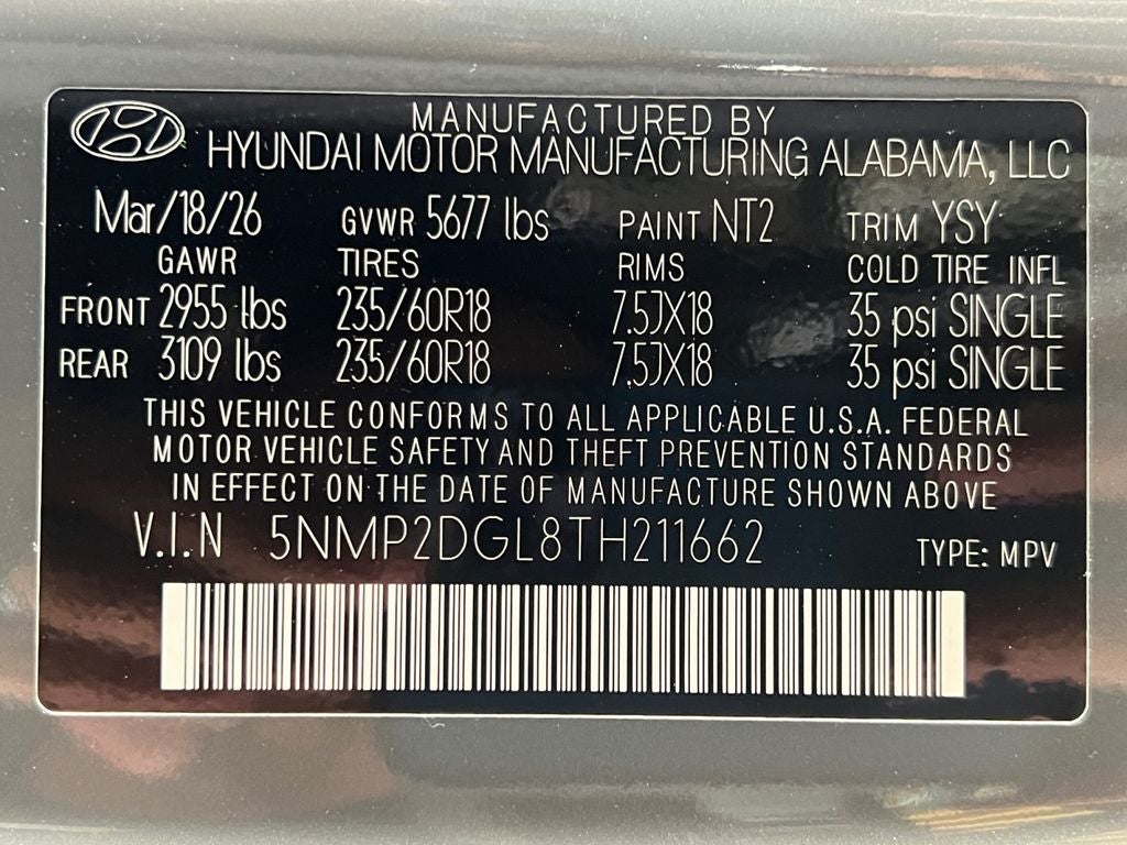 2026 Hyundai SANTA FE SEL AWD