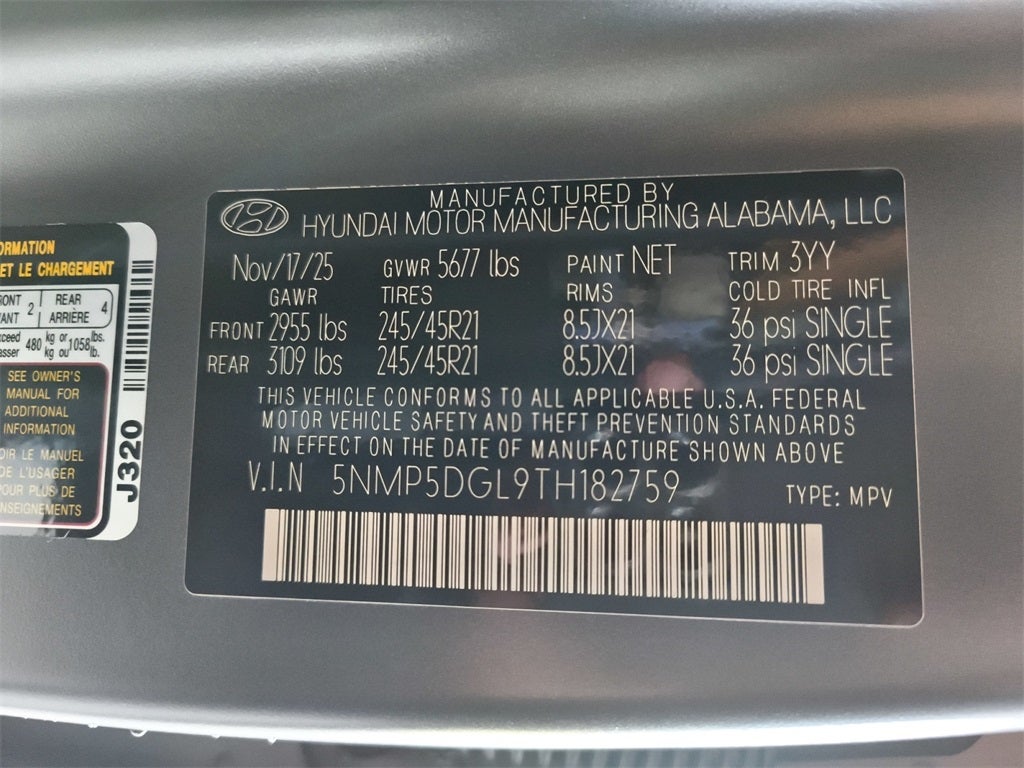 2026 Hyundai SANTA FE Calligraphy AWD
